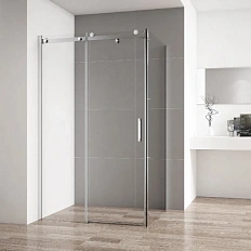 Душевой уголок Cezares Stylus-Soft 110х100 см прозрачное стекло