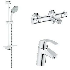 Комплект смесителей с душем Grohe Eurosmart 124422