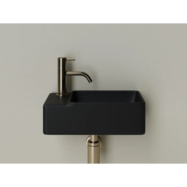 Раковина Ceramica Nova Element 40 см прямоугольная CN5046MB (детальная фотография), подвесные, пристенные