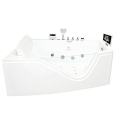 Акриловая ванна левосторонняя пристенная Gemy G9056 O L