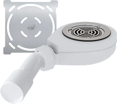 Сифон для поддона RGW белый