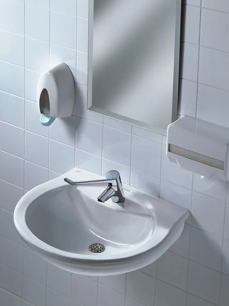 Смеситель для раковины Ideal Standard Ceraplus с донным клапаном B8218AA (детальная фотография), современные, hi-tech