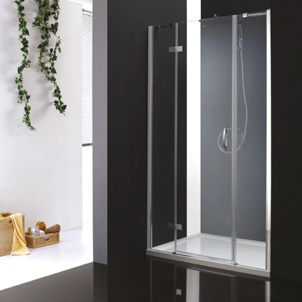 Душевая дверь в нишу Cezares Bergamo 175 см левая BERGAMO-W-B-13-80+60/40-C-Cr-L (детальная фотография)