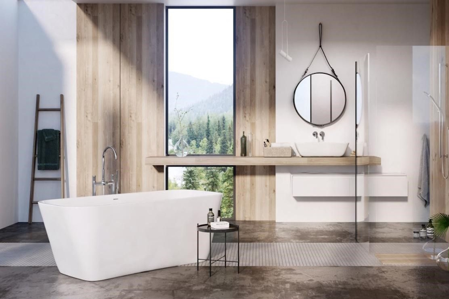 Ванна Balteco Como (детальная фотография), искусственный камень