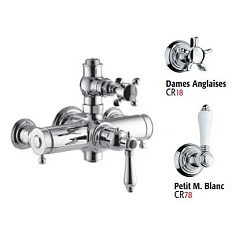 Смеситель термостатический для душа, ручка 18 D.Anglaises, Nicolazzi Termostatico 4917