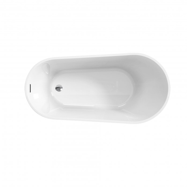 Ванна акриловая BelBagno 170x80 см отдельностоящая BB704-1700-800-K (детальная фотография), овальные