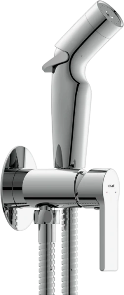 Гигиенический душ со смесителем Cersanit Brasko хром 64102 (детальная фотография), хром