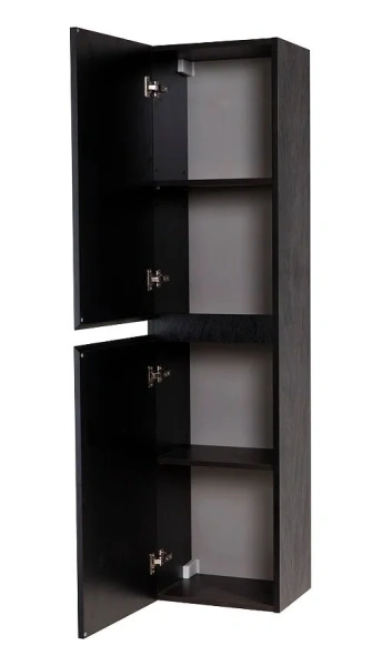 Шкаф-пенал подвесной Cezares Molveno Nero MOLVENO-1600-2A-SC-NR (детальная фотография), недорого