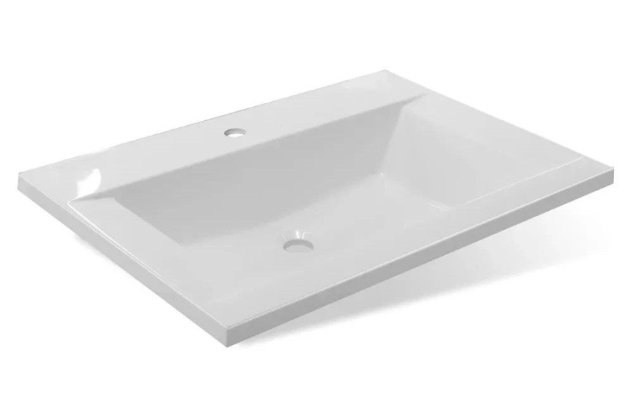 Раковина мебельная Misty Рава 70 см белая ФР-00002612 (детальная фотография)