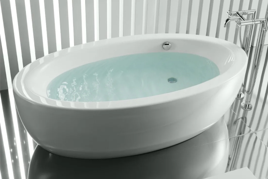 Ванна акриловая Roca Georgia 185х100 см отдельностоящая 248159001 (детальная фотография), акриловые