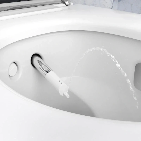 Унитаз-биде Geberit AquaClean Mera Classic 146.204 (детальная фотография), современные, hi-tech, круглые