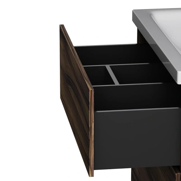 Тумба под раковину напольная Am.Pm Gem 75 см орех M90FSX0752HF (детальная фотография), современная, hi-tech