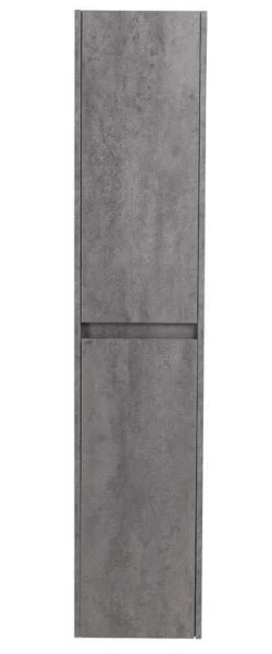 Шкаф-пенал подвесной BelBagno Kraft 33 см cemento grigio левосторонний KRAFT-1600-2A-SC-CG-L (детальная фотография)