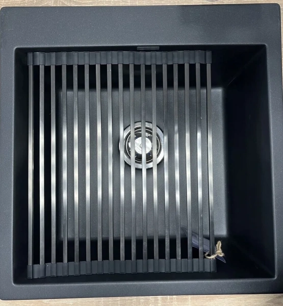 Ролл-мат для кухонных моек Paulmark R405 40.5 см нержавеющая сталь (детальная фотография) index_2