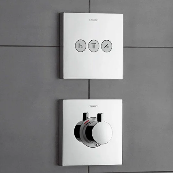 Смеситель для душа Hansgrohe ShowerSelect Highflow 15760 термостатический (детальная фотография), для душа