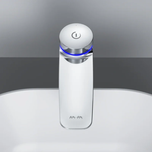 Смеситель для раковины Am.Pm Inspire 2.0 TouchReel электронный высокий, с донным клапаном F50A93400 (детальная фотография), с термостатом