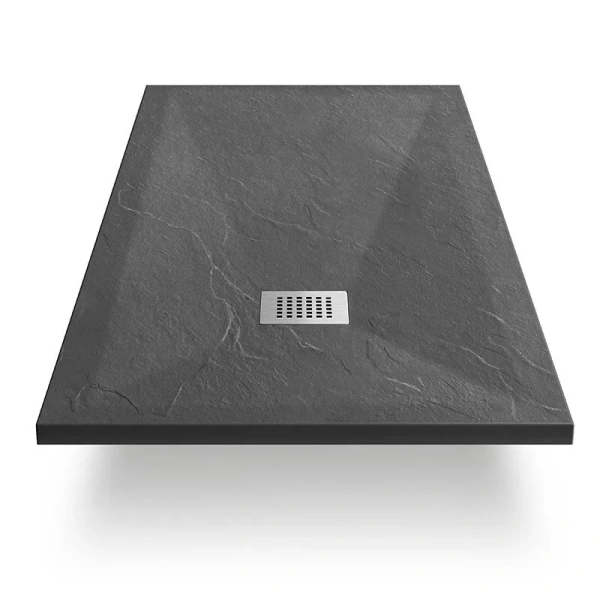 Душевой поддон Grossman Strong 100x70 см графит GR-S270100Q (детальная фотография), из искусственного камня