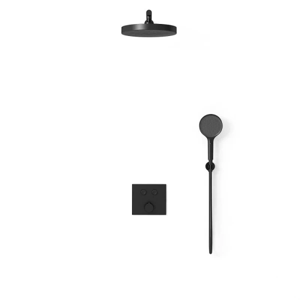 Душевой комплект Vincea черный VSFW-4I212MB (детальная фотография), душевые комплекты, наборы