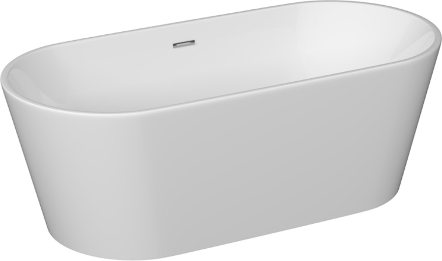 Ванна акриловая Sancos Mimi 170x80 см отдельностоящая FB01 (детальная фотография)