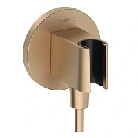 Шланговое подсоединение Hansgrohe FixFit шлифованная бронза