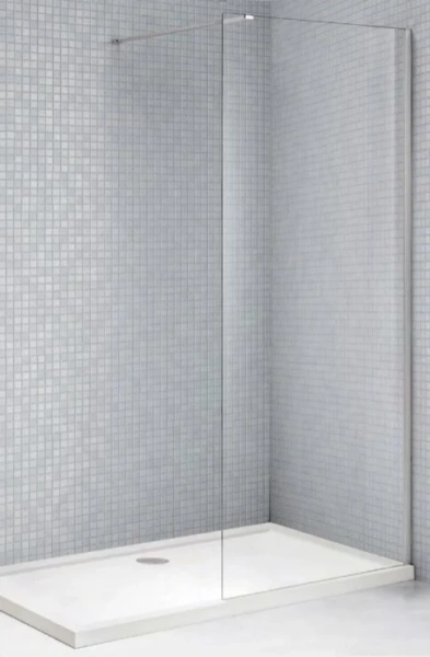 Душевая перегородка Cezares Liberta 85 см профиль хром стекло прозрачное LIBERTA-L-1-85-C-Cr (детальная фотография)