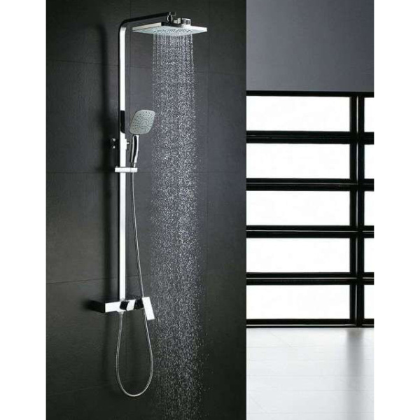 Душевая система хром Timo Selene SX-1041/00 (детальная фотография), рычажные