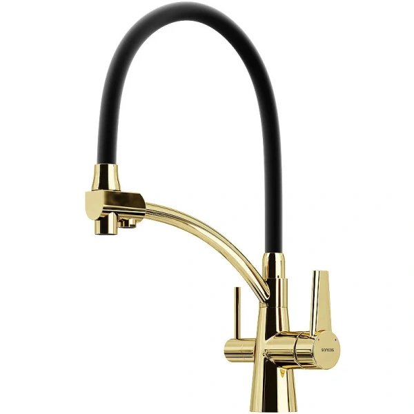 Смеситель для кухни Sancos Eri золото SC4001ZG (детальная фотография)