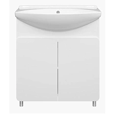 Тумба под раковину напольная Misty Чегет 75 см белая