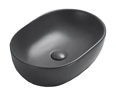 Раковина Timo Kulo 60 см черная матовая, накладная