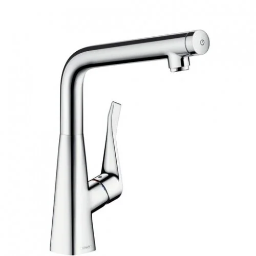 Смеситель для кухни Hansgrohe Metris Select 14883 с поворотным изливом (детальная фотография)