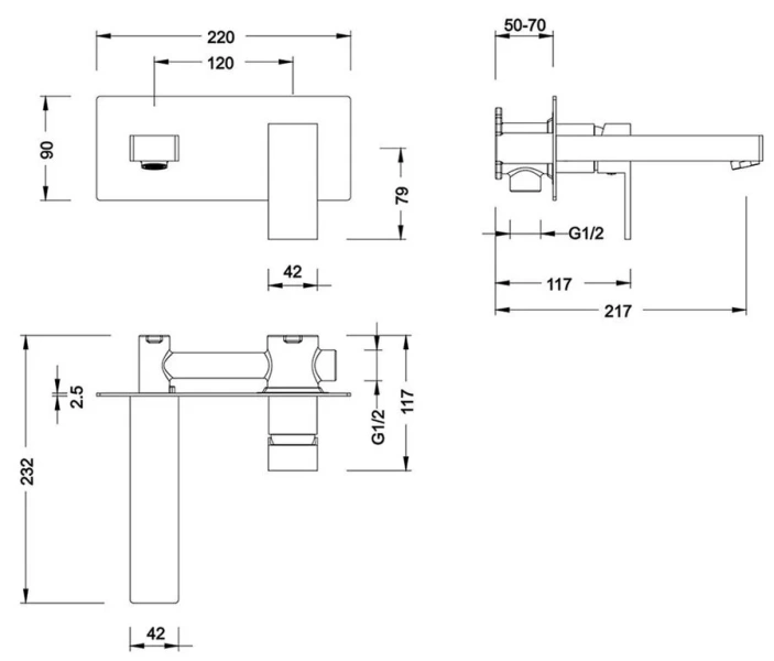 Смеситель для раковины золото матовое Timo Selene 2071/17SM (детальная фотография), для раковины