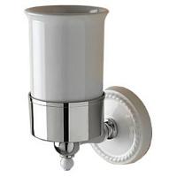 Стакан для ванной керамический, цвет хром, Devon&Devon Dorothy