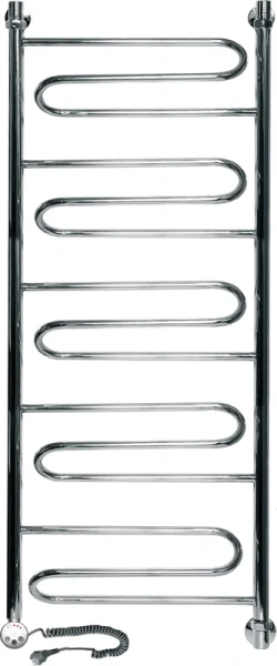 Полотенцесушитель электрический Ника Curve 120х50 см левый ЛЗ 120/50 лев (детальная фотография)