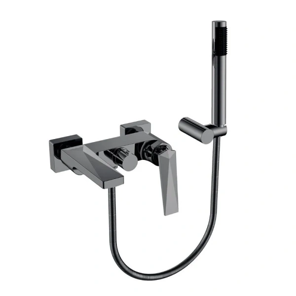 Смеситель для ванны Boheme Venturo Shine Gun Metall 373-SGM (детальная фотография)