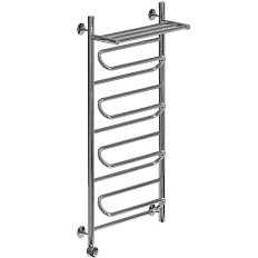 Полотенцесушитель электрический Ника Curve ЛЗ ВП 100/40 см с полочкой