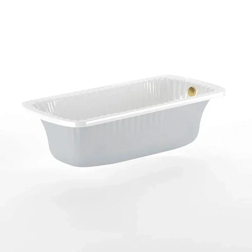 Ванна из искусственного камня Migliore Olivia Podium 174х80 см фурнитура золото - фото 2