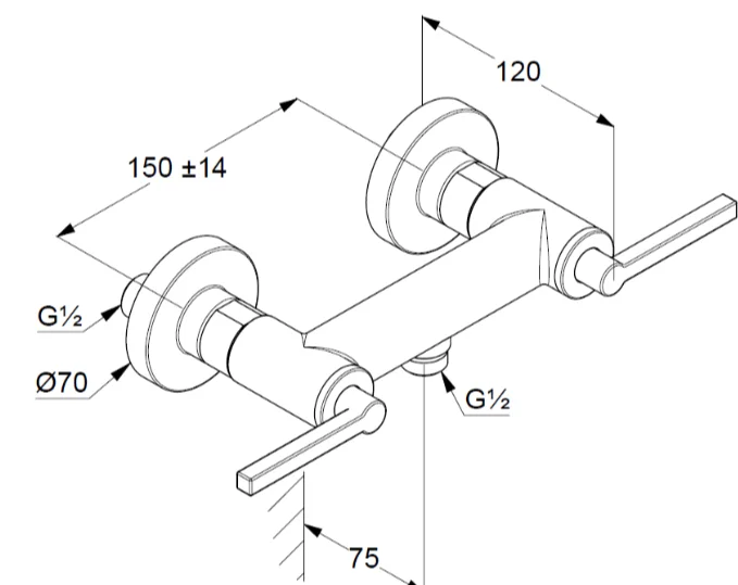 Смеситель для душа Kludi Nova Fonte белый 207105315 (детальная фотография), для душа