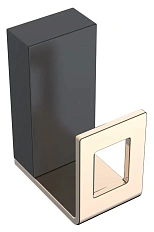 Крючок для ванной Boheme Q черный/золото