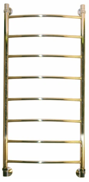 Полотенцесушитель водяной Ника Arc 120x60 см хром ЛД 120/60 (детальная фотография), лесенка, вертикальные