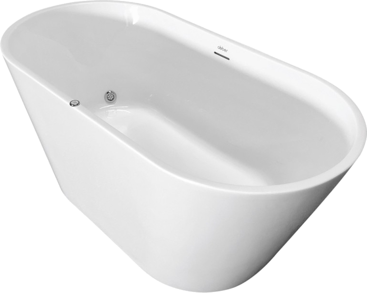 Ванна акриловая Abber 140x70 см овальная AB9203-1.4 LED (детальная фотография)