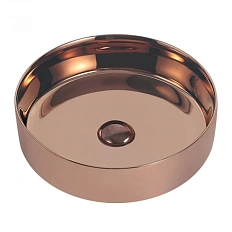 Раковина Abber Bequem 40 см розовое золото