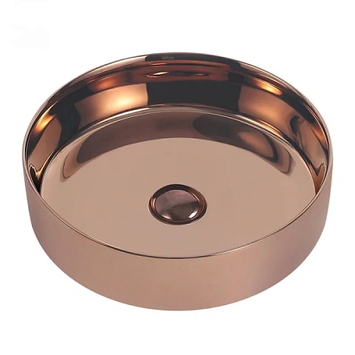 Раковина Abber Bequem 40 см розовое золото - фото 6