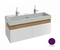 Тумба под раковину подвесная Jacob Delafon Terrace 120 см сливовый лак