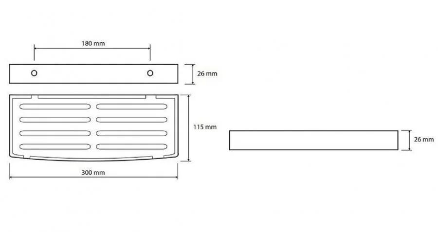 Полочка для ванной Bemeta Cytro хром 102308081 (детальная фотография), современные, hi-tech