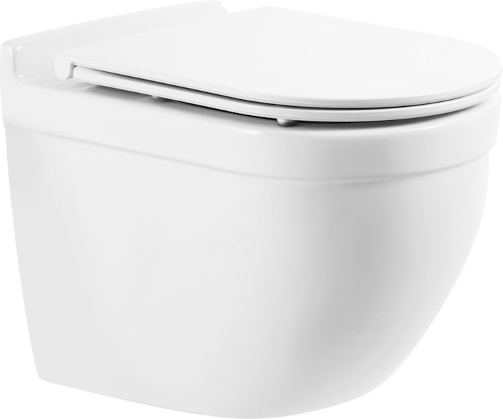 Унитаз подвесной BelBagno Senso-R безободковый BB017CHR (детальная фотография)