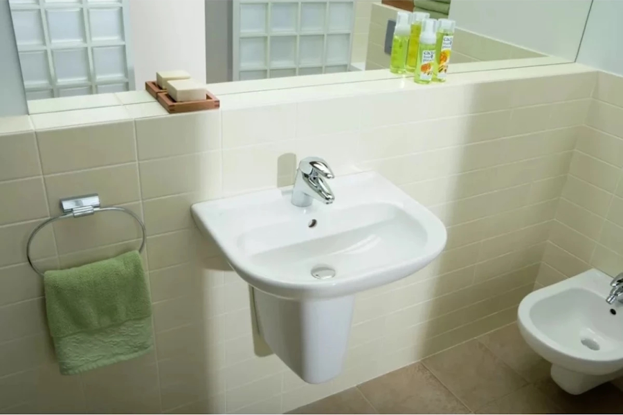 Раковина c отверстием для смесителя Jika Olymp 8106120001049 (детальная фотография), недорогие