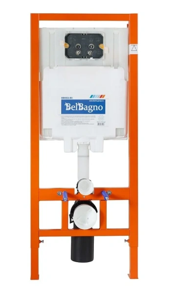 Унитаз с инсталляцией BelBagno с сиденьем и кнопкой смыва BB507B/BB2020SC/BB002-80/BB005-PR-CHROME (детальная фотография) index_3