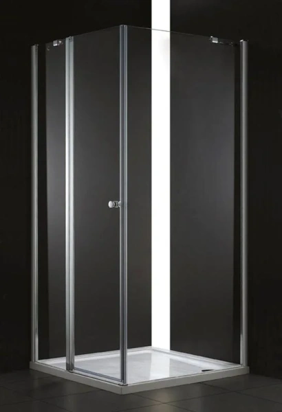 Душевой уголок Cezares Elena 90x90 см стекло рифленое правосторонний ELENA-W-A-12-90-P-Cr-R (детальная фотография)