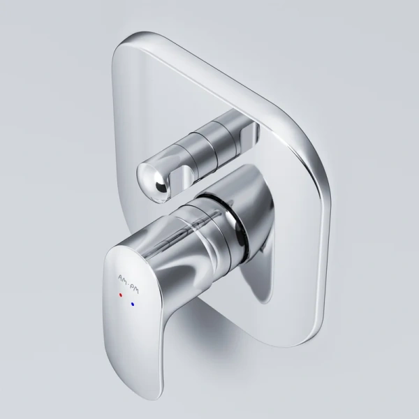 Смеситель для душа  AM.PM Sensation встраиваемый хром F3085000 (детальная фотография), однорычажные, двухрычажные