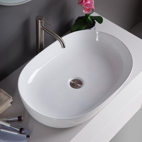 Раковина BelBagno 61 см накладная BB1348 (детальная фотография), 60 см